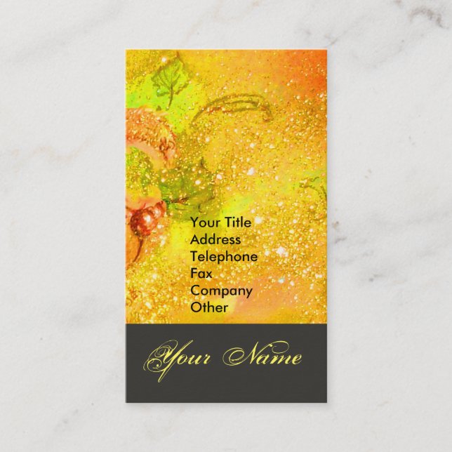 TARJETA DE VISITA JARDÍN DE LA ESTRELLA DE SOMBRAS PERDIDAS MONOGRAM (Anverso)