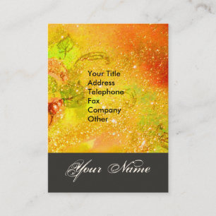 TARJETA DE VISITA JARDÍN DE LA ESTRELLA DE SOMBRAS PERDIDAS MONOGRAM