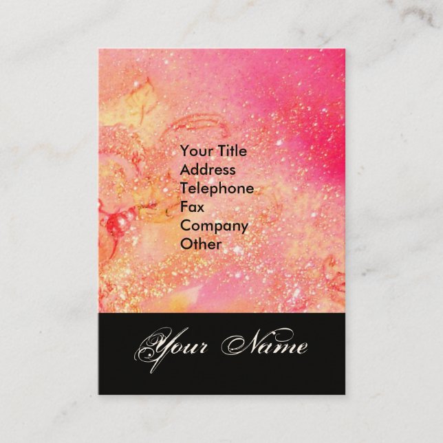 TARJETA DE VISITA JARDÍN DE LA ESTRELLA DE SOMBRAS PERDIDAS MONOGRAM (Anverso)