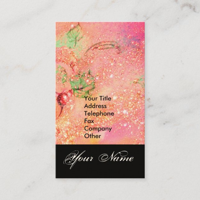 TARJETA DE VISITA JARDÍN DE LA ESTRELLA DE SOMBRAS PERDIDAS MONOGRAM (Anverso)