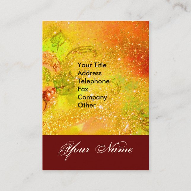 TARJETA DE VISITA JARDÍN DE LA ESTRELLA DE SOMBRAS PERDIDAS MONOGRAM (Anverso)