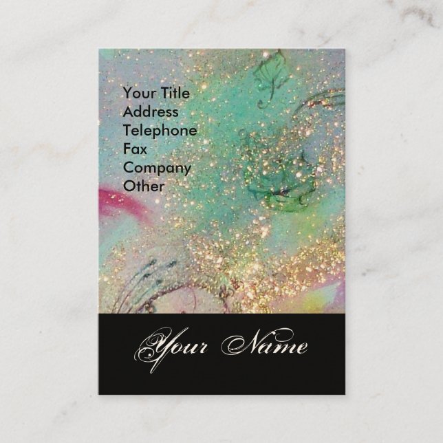 TARJETA DE VISITA JARDÍN DE LA ESTRELLA DE SOMBRAS PERDIDAS MONOGRAM (Anverso)