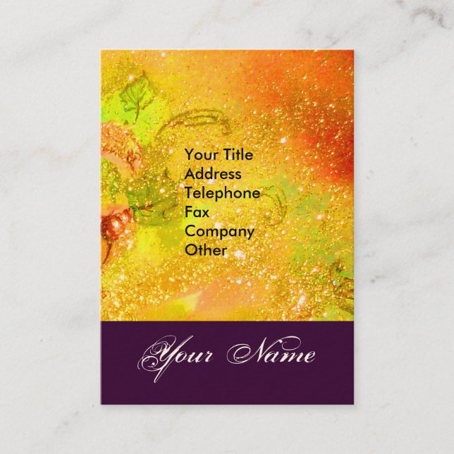 TARJETA DE VISITA JARDÍN DE LA ESTRELLA DE SOMBRAS PERDIDAS MONOGRAM (Anverso)