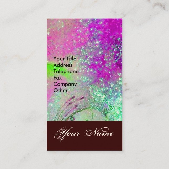 TARJETA DE VISITA JARDÍN DE LA ESTRELLA DE SOMBRAS PERDIDAS MONOGRAM (Anverso)