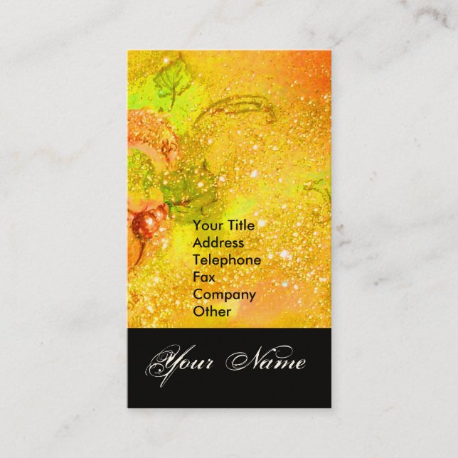 TARJETA DE VISITA JARDÍN DE LA ESTRELLA DE SOMBRAS PERDIDAS MONOGRAM (Anverso)