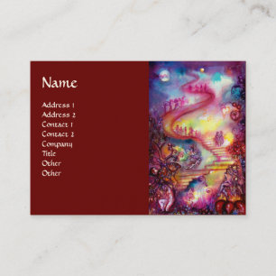 TARJETA DE VISITA JARDÍN DE LAS SOMBRAS PERDIDAS / ESCALONES MÁGICAS