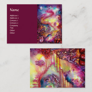 TARJETA DE VISITA JARDÍN DE LAS SOMBRAS PERDIDAS / ESCALONES MÁGICAS