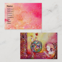 TARJETA DE VISITA JARDÍN DE LAS SOMBRAS PERDIDAS - FERIA Y MARIPOSAS