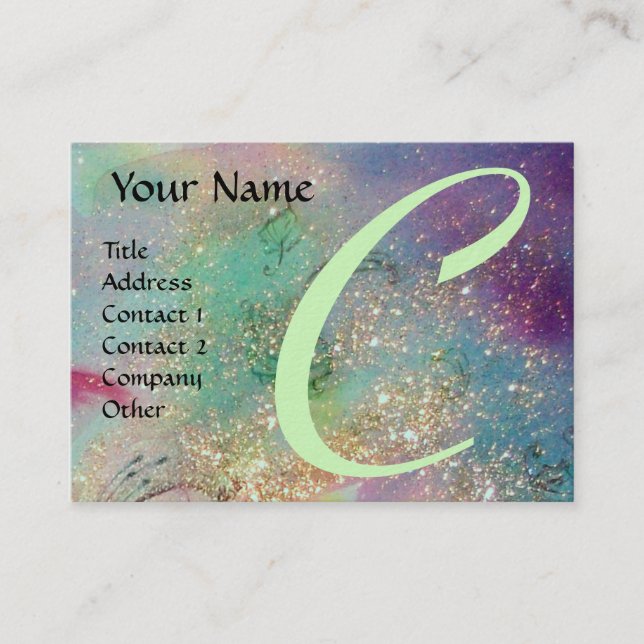 TARJETA DE VISITA JARDÍN DE LAS SOMBRAS PERDIDAS - MONOGRAMA (Anverso)