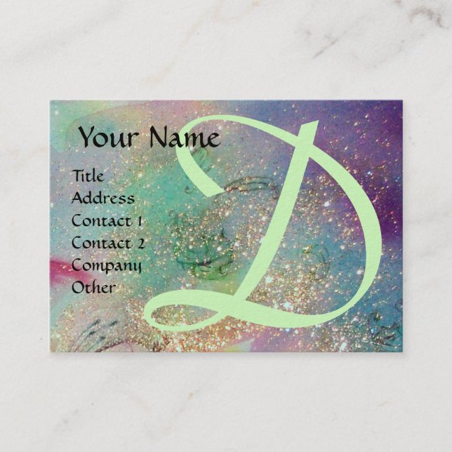 TARJETA DE VISITA JARDÍN DE LAS SOMBRAS PERDIDAS - MONOGRAMA (Anverso)