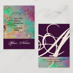 TARJETA DE VISITA JARDÍN DE LAS SOMBRAS PERDIDAS MONOGRAMA 1