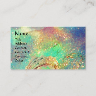 TARJETA DE VISITA JARDÍN DE LAS SOMBRAS PERDIDAS - MONOGRAMA DE LA M