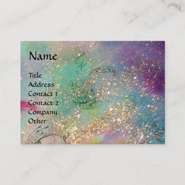 TARJETA DE VISITA JARDÍN DE LAS SOMBRAS PERDIDAS -PLANTA MAGIA DE MA (Anverso)