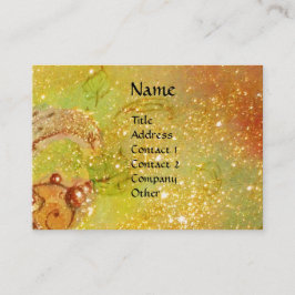 TARJETA DE VISITA JARDÍN DE LAS SOMBRAS PERDIDAS - SERPIENTES Y IGUA