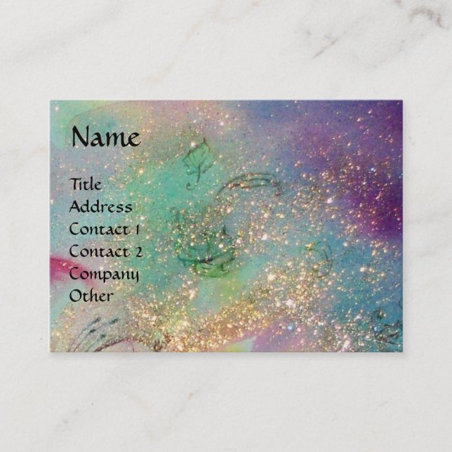 TARJETA DE VISITA JARDÍN DE LAS SOMBRILLAS/FERIAS Y MARIPOSAS PERDID (Anverso)