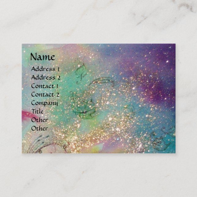 TARJETA DE VISITA JARDÍN DE LAS SOMBRILLAS PERDIDAS / FERIA Y MARIPO (Anverso)