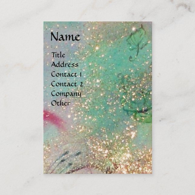 TARJETA DE VISITA JARDÍN DE LAS SOMBRILLAS PERDIDAS - PLANTA DE MARI (Anverso)