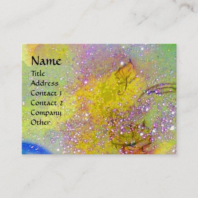 TARJETA DE VISITA JARDÍN DE LAS SOMBRILLAS PERDIDAS - PLANTA DE MARI (Anverso)