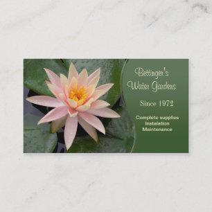 Tarjeta De Visita Jardín del Agua