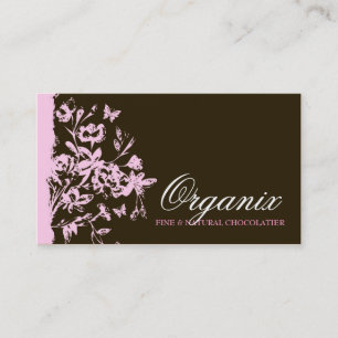 TARJETA DE VISITA JARDÍN DEL CHOCOLATE DE 311 FELPAS