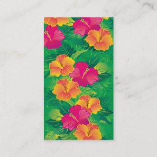 Tarjeta De Visita jardín del hibisco