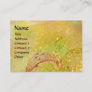 TARJETA DE VISITA JARDÍN DEL MONOGRAMA DE LA MARIPOSA SOMBRA PERDIDA