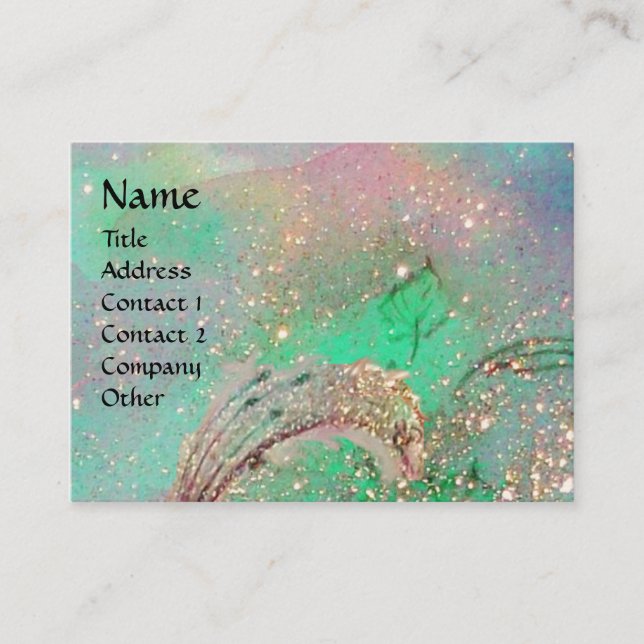 TARJETA DE VISITA JARDÍN DEL MONOGRAMA DE LA MARIPOSA SOMBRA PERDIDA (Anverso)