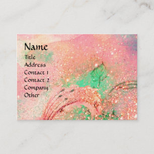 TARJETA DE VISITA JARDÍN DEL MONOGRAMA DE LA MARIPOSA SOMBRA PERDIDA