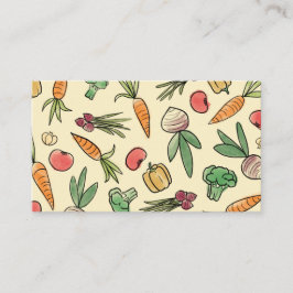 Tarjeta De Visita Jardín vegetal