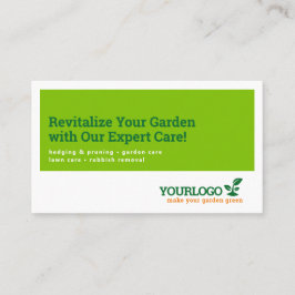 Tarjeta De Visita Jardiner, Centro Jardín, Cuidado del Césped