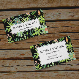 Tarjeta De Visita Jardiner Landscaping Plantas de jardinería Guay mo