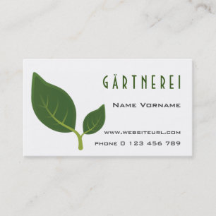 Tarjeta De Visita Jardinería