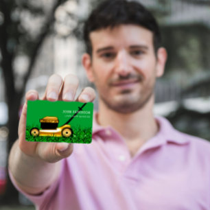 Tarjeta De Visita Jardinería de jardín de césped Servicios de cor