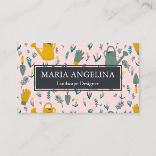 Tarjeta De Visita Jardinería jardinería moderna Guay