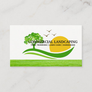 Tarjeta De Visita Jardinería Paisajismo Césped   Cortar Césped
