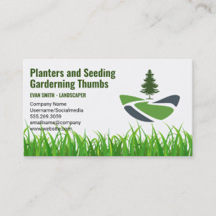 Tarjeta De Visita Jardinería Topiaria Jardinería