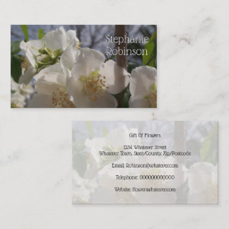 Tarjeta De Visita Jardinero de floristería