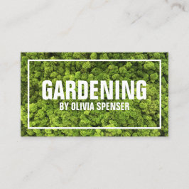 Tarjeta De Visita Jardinero De Servicio Completo Para Estaciones