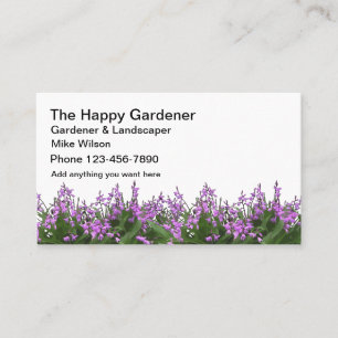 Tarjeta De Visita Jardinero y el ajardinar