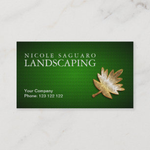 Tarjeta De Visita Jardineros de los paisajistas