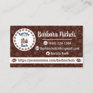 Tarjeta De Visita Java Momma Business Card