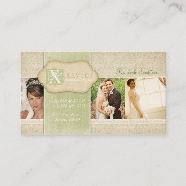 Tarjeta De Visita Je t'aime Business Cards (Anverso)