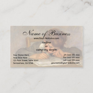 Tarjeta De Visita Jean Dibujo de Pierre Auguste Renoir