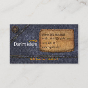 Tarjeta De Visita Jeans