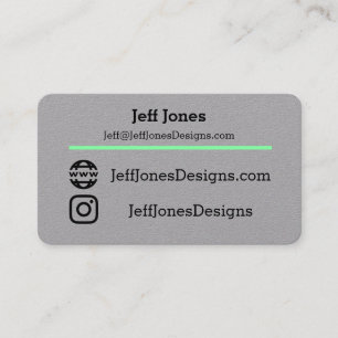 Tarjeta De Visita Jeff carda nuevo