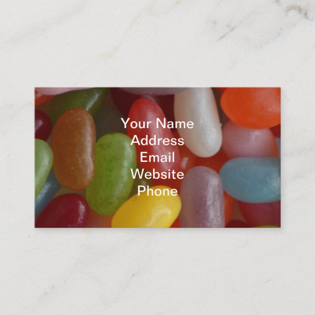 Tarjeta De Visita Jelly Beans (Anverso)