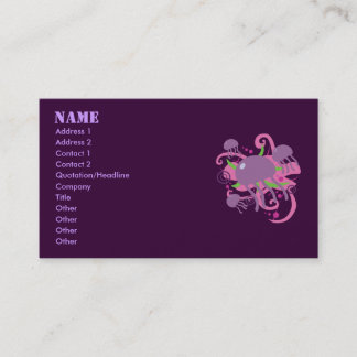 Tarjeta De Visita Jellyfish