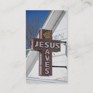 Tarjeta De Visita Jesús ahorra