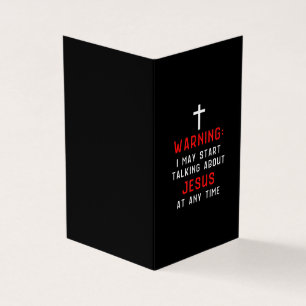 Tarjeta De Visita Jesús Amor Advertencia Puedo Empezar A Hablar De J