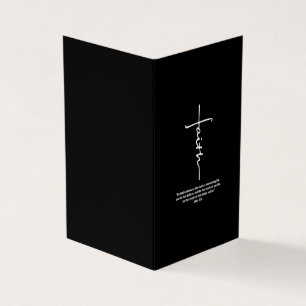 Tarjeta De Visita Jesús Amor  Cruz de la Fe Cristiano Jesús Dios de